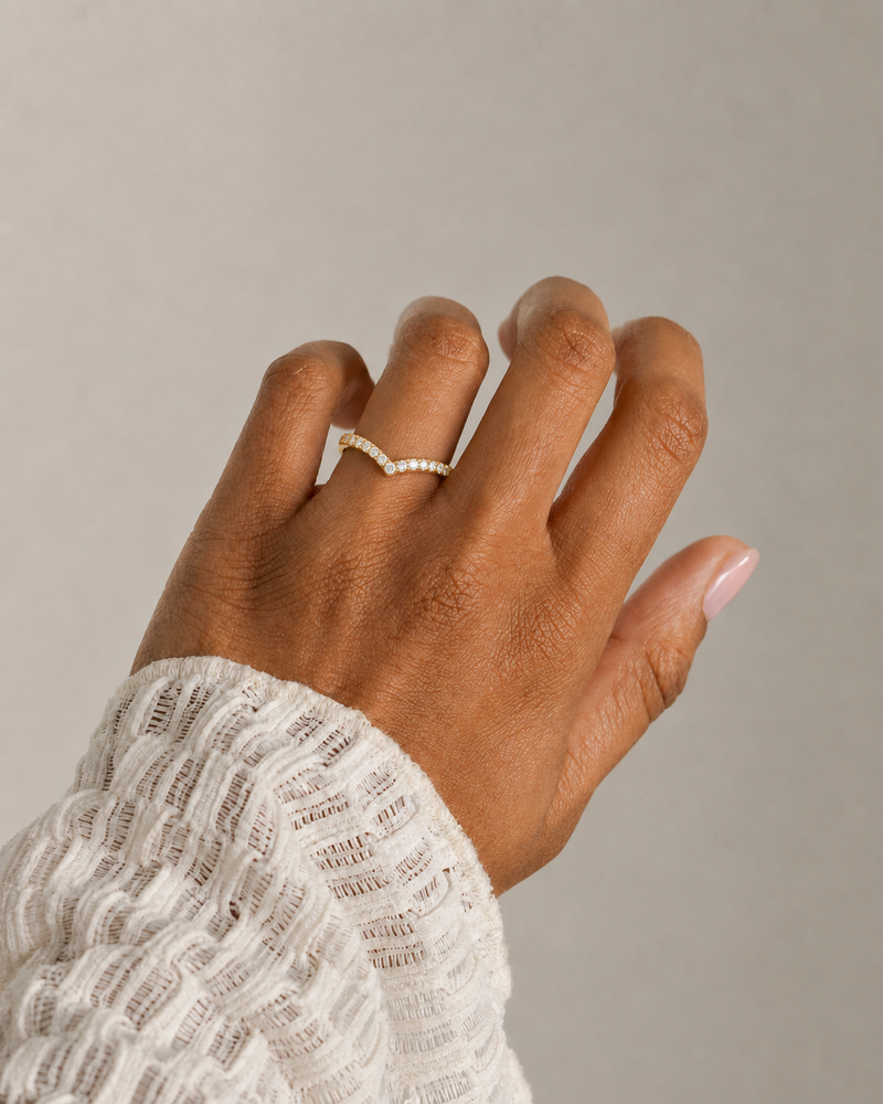 Curved Wedding Rings
