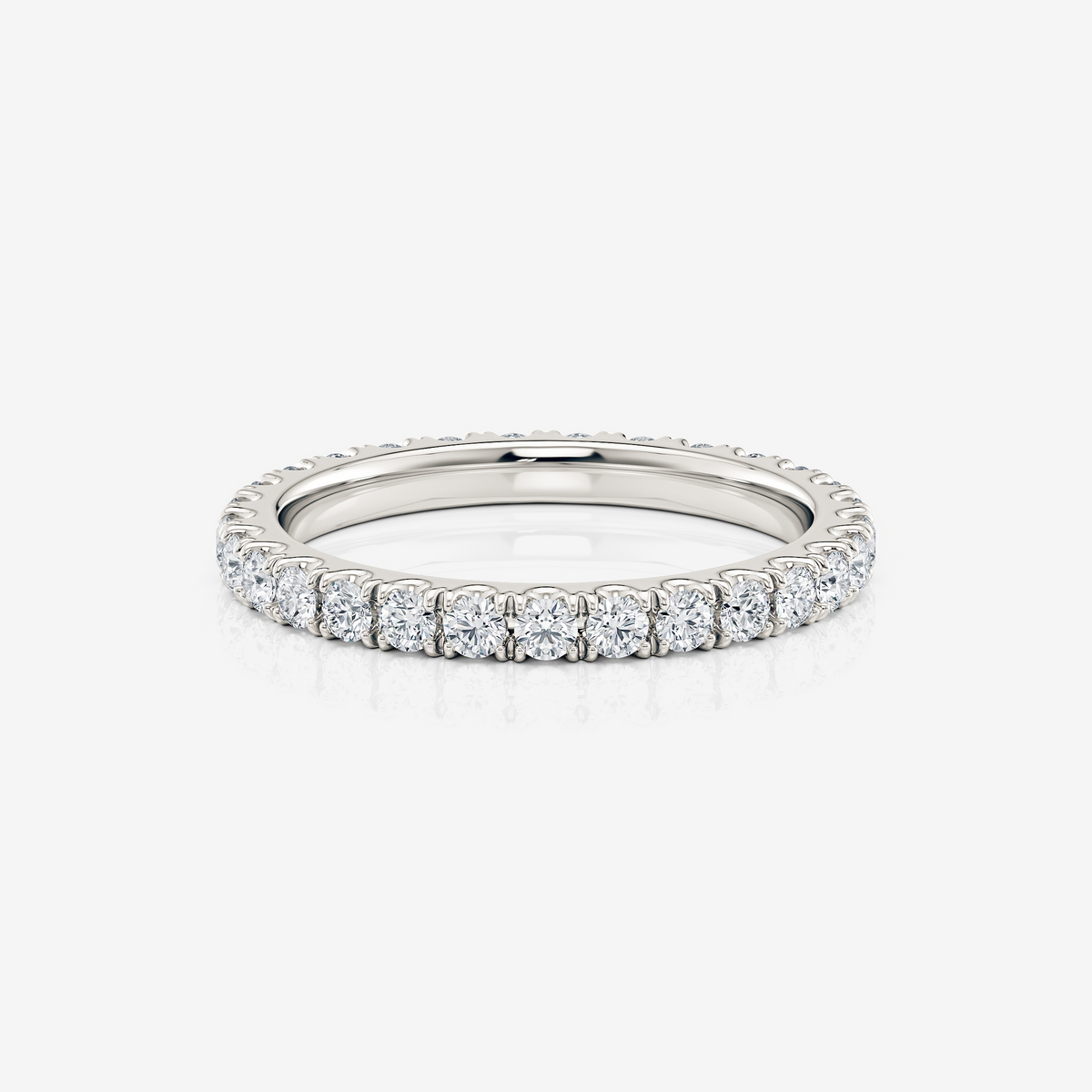 2.00mm Full Eternity Band Moissanite white gold South Africa