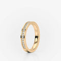 2.80mm Channel Set Wedding Band | Lab Diamond Wedding Rings