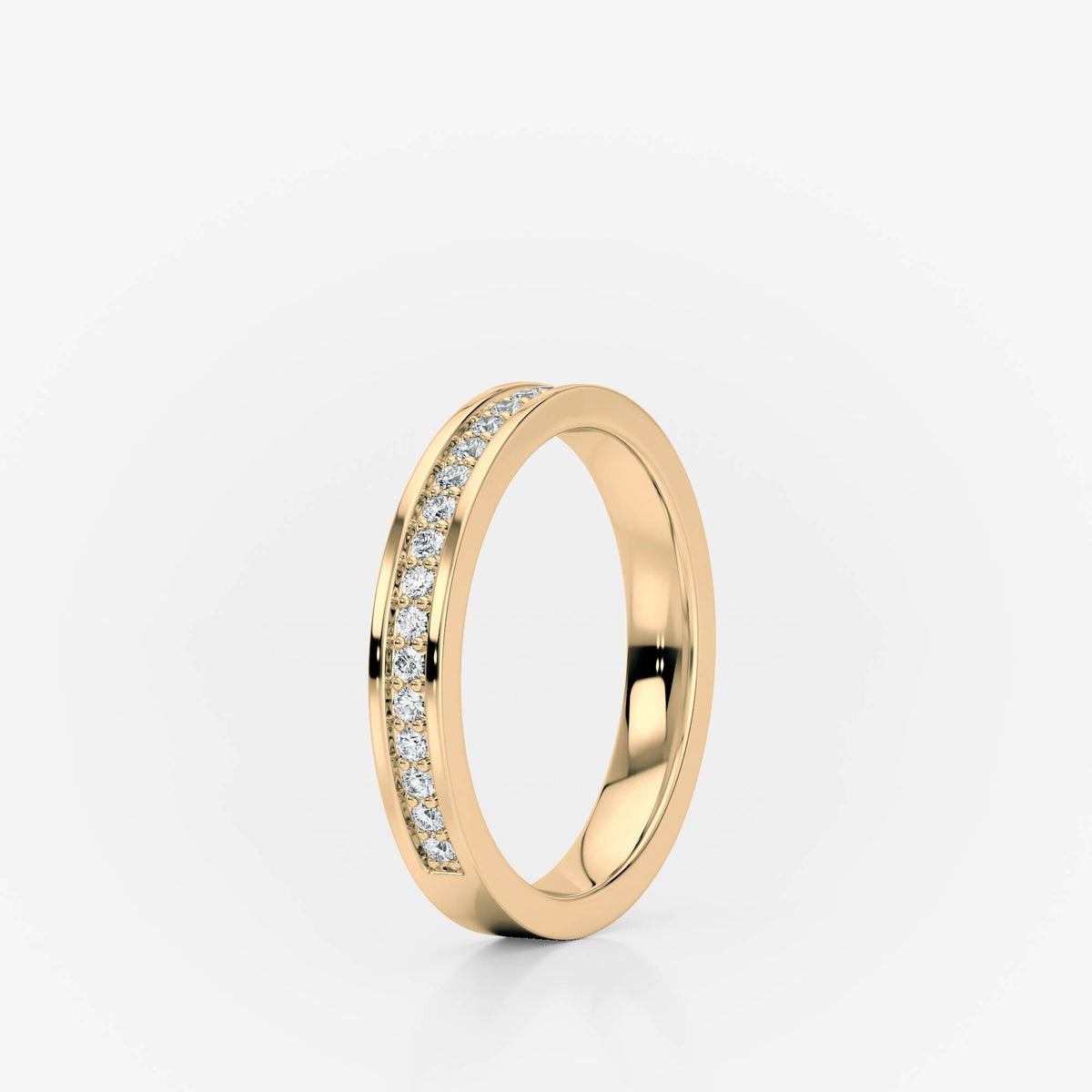 2.80mm Channel Set Wedding Band Moissanite South Africa