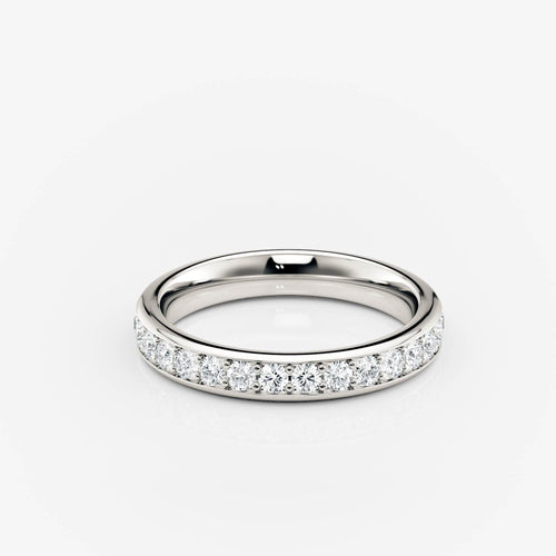 3.00mm Channel Set Wedding Band Moissanite white gold South Africa