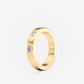 3.60mm Emerald Wedding Band | Lab Diamond | South Africa
