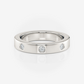 3.60mm Round Wedding Band | Lab Diamond Wedding Rings