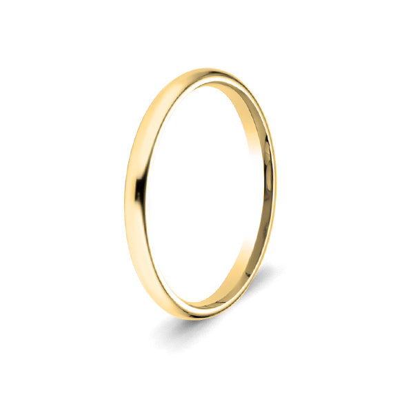9k Gold Supreme Fit Wedding Band (2mm)