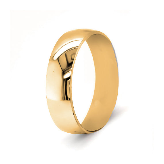 9k Gold Supreme Fit Wedding Band (6mm)