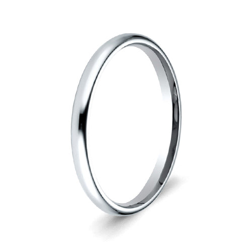 9k White Gold Supreme Fit Wedding Band (2mm)