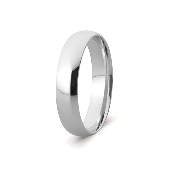 9k White Gold Supreme Fit Wedding Band (5mm)