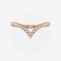 Wishbone Wedding Ring | Lab Diamond Wedding Rings