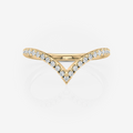 Wishbone Wedding Ring | Lab Diamond Wedding Rings