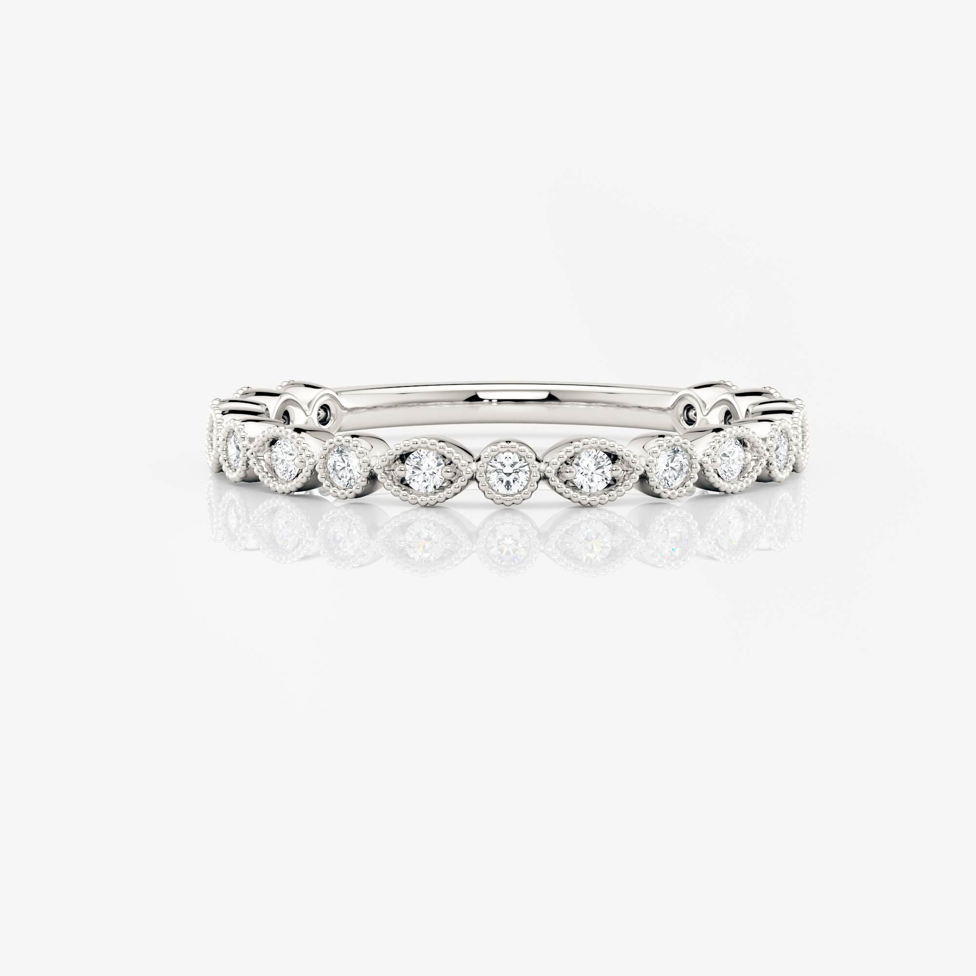 Filigree Wedding Ring | Lab Diamond Wedding Rings