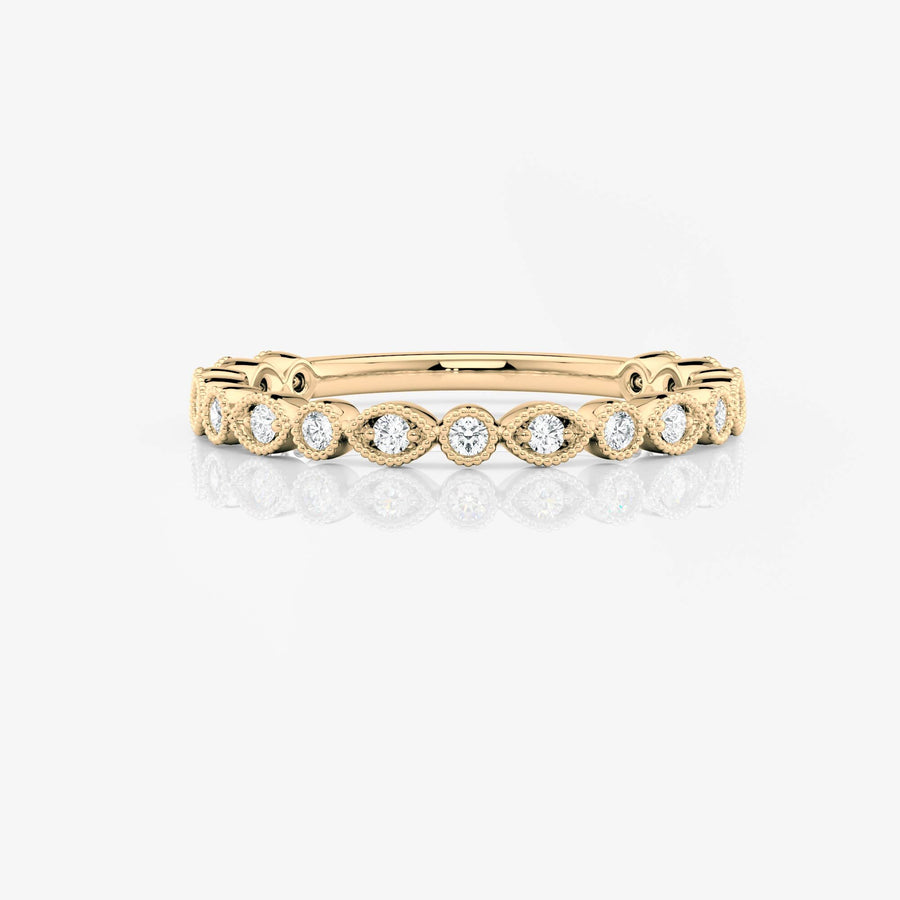 Filigree Wedding Ring | Lab Diamond Wedding Rings