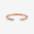 Brooklyn Open Profile Wedding Ring | Lab Diamond Wedding Rings