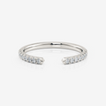 Brooklyn Open Profile Wedding Ring | Lab Diamond Wedding Rings