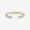 Brooklyn Open Profile Wedding Ring | Lab Diamond Wedding Rings