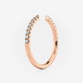 Brooklyn Open Profile Wedding Ring | Lab Diamond Wedding Rings