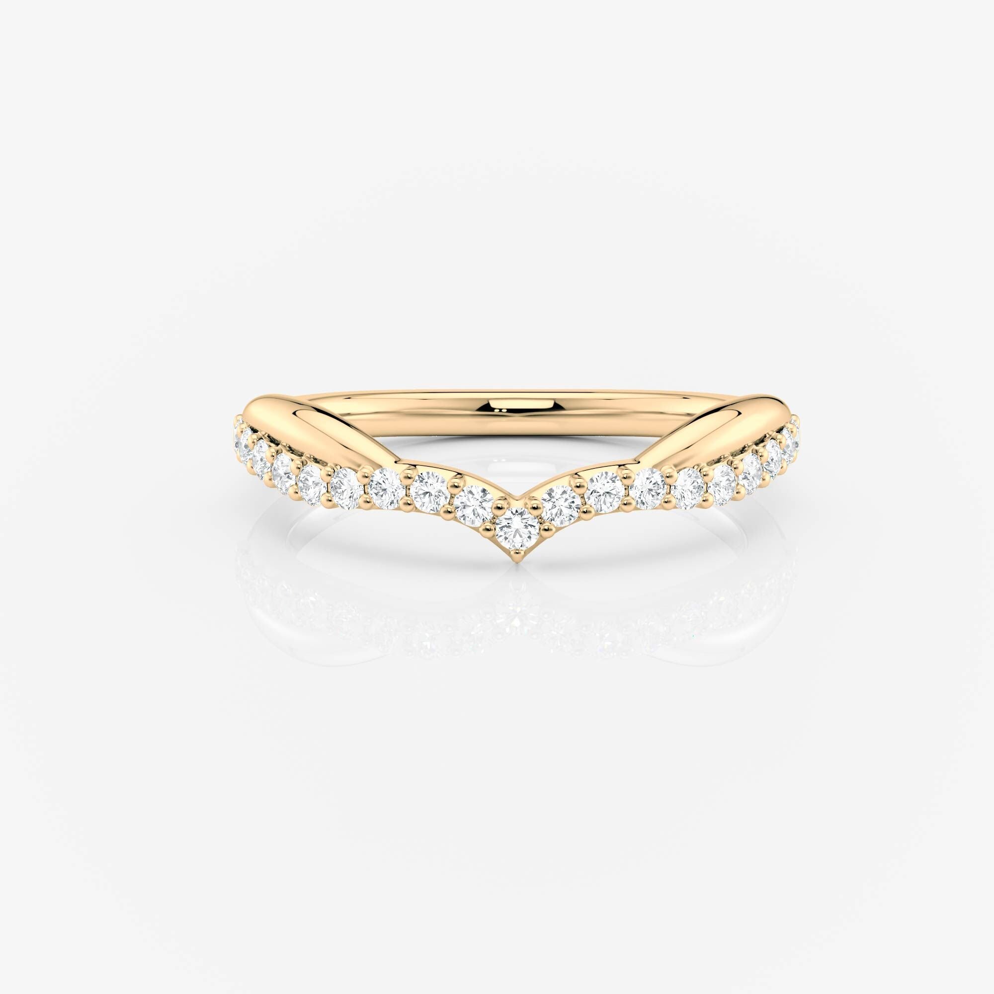 Elowen Twisted Pave Wedding Ring | Lab Diamond Wedding Rings