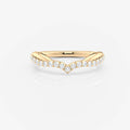 Elowen Twisted Pave Wedding Ring | Lab Diamond Wedding Rings