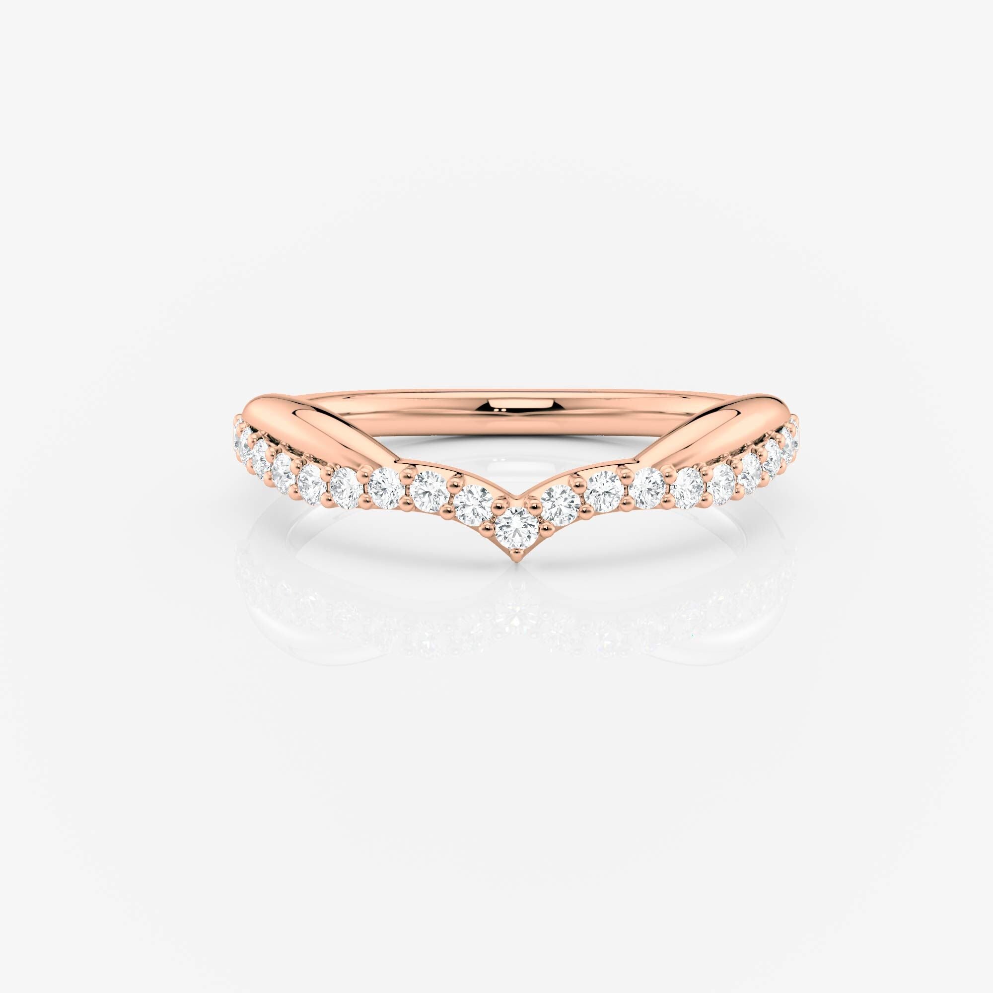 Elowen Twisted Pave Wedding Ring | Lab Diamond Wedding Rings