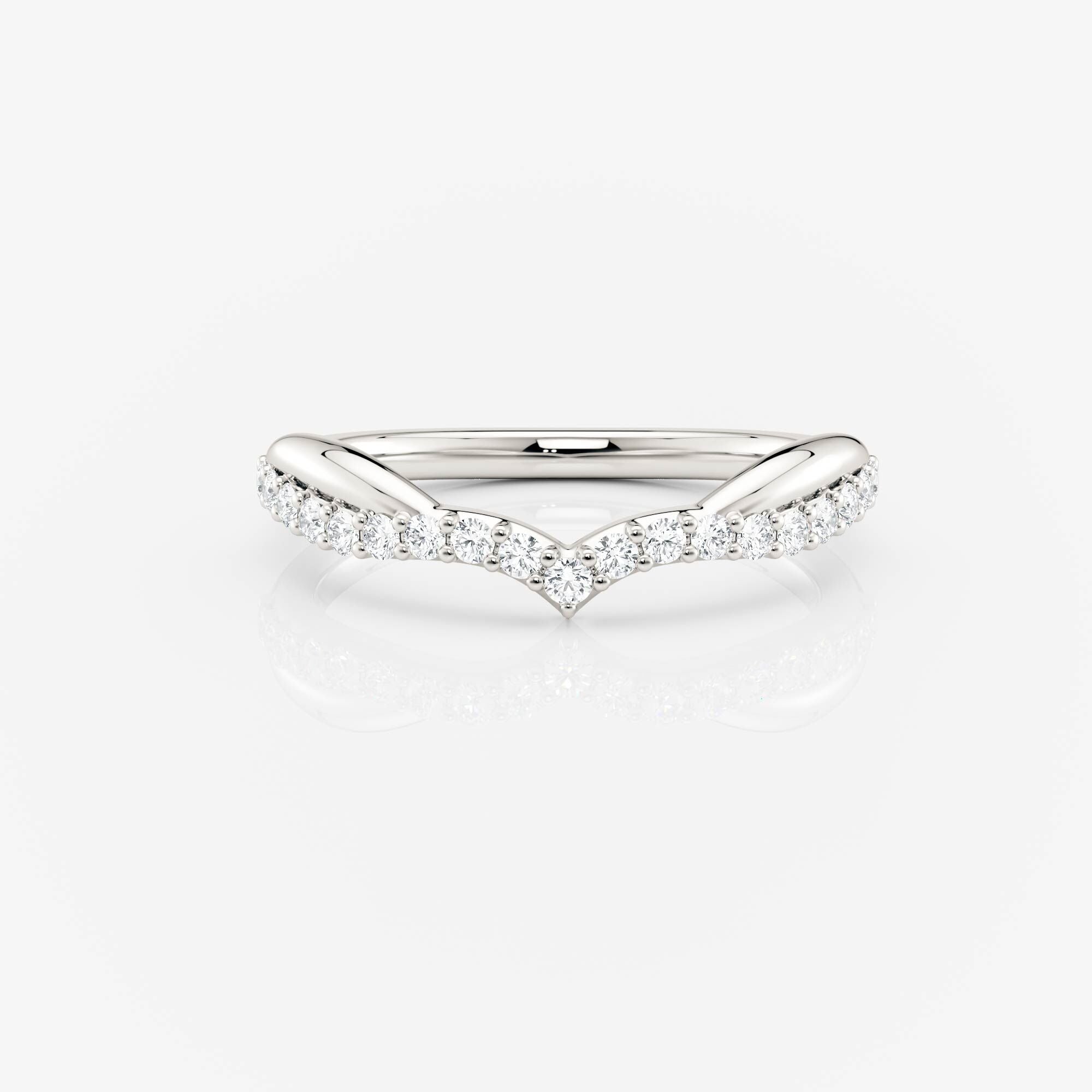 Elowen Twisted Pave Wedding Ring | Lab Diamond Wedding Rings