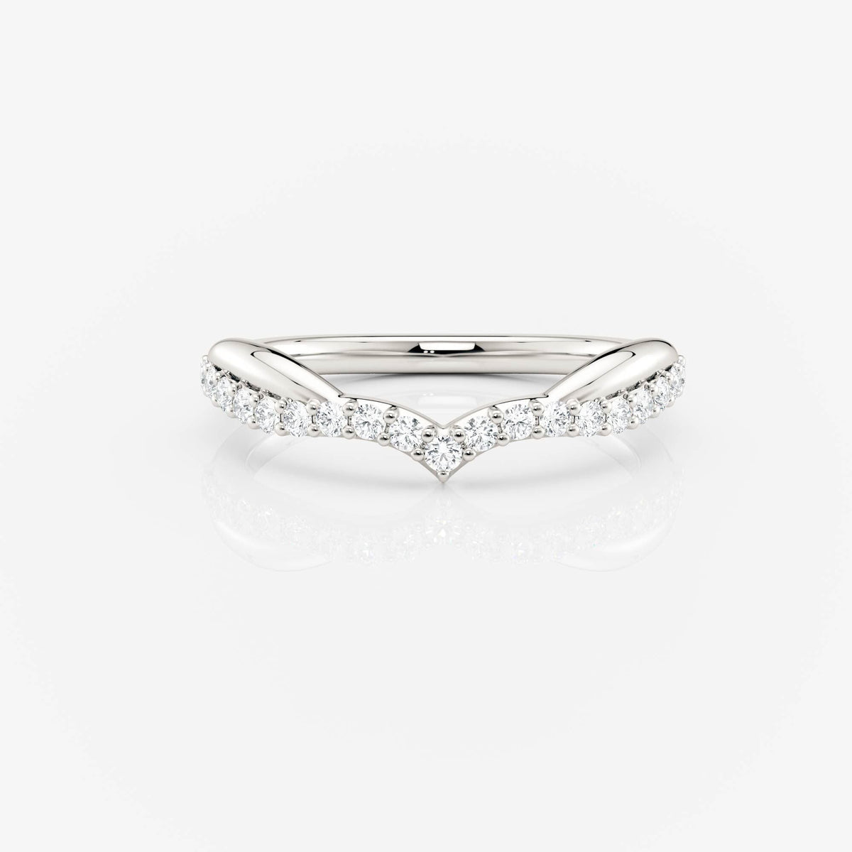 Elowen Twisted Pave Wedding Ring Moissanite white gold South Africa