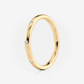 Moissanite Inlay Wedding Band | Moissanite Wedding Rings