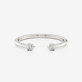 Lab Grown Diamond Open Wedding Band | Lab Diamond