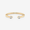 Lab Grown Diamond Open Wedding Band | Lab Diamond