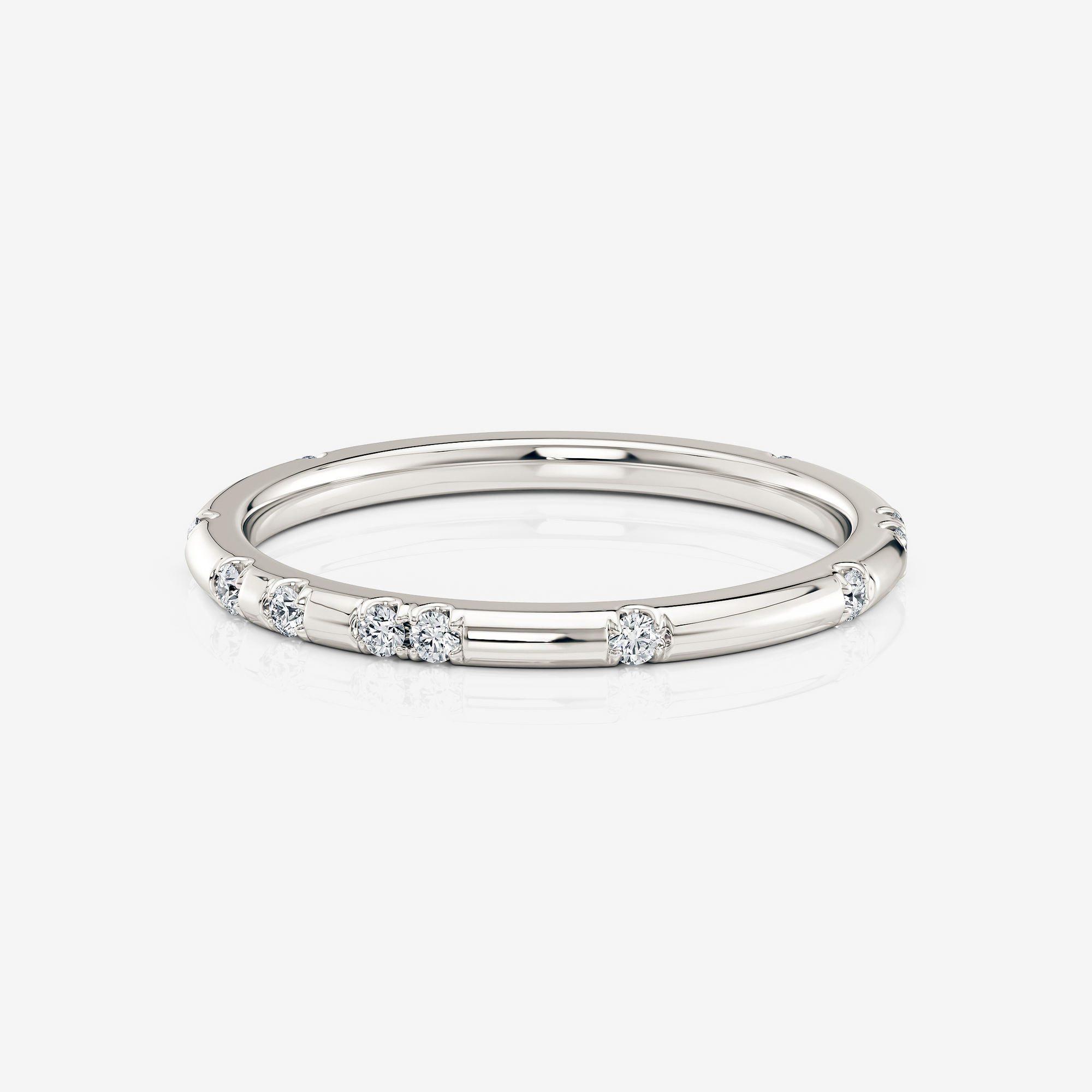 Kalani Scattered Wedding Band | Lab Diamond