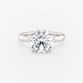 White gold 2.30mm Band Solitaire Lab Diamond Engagement Ring South Africa