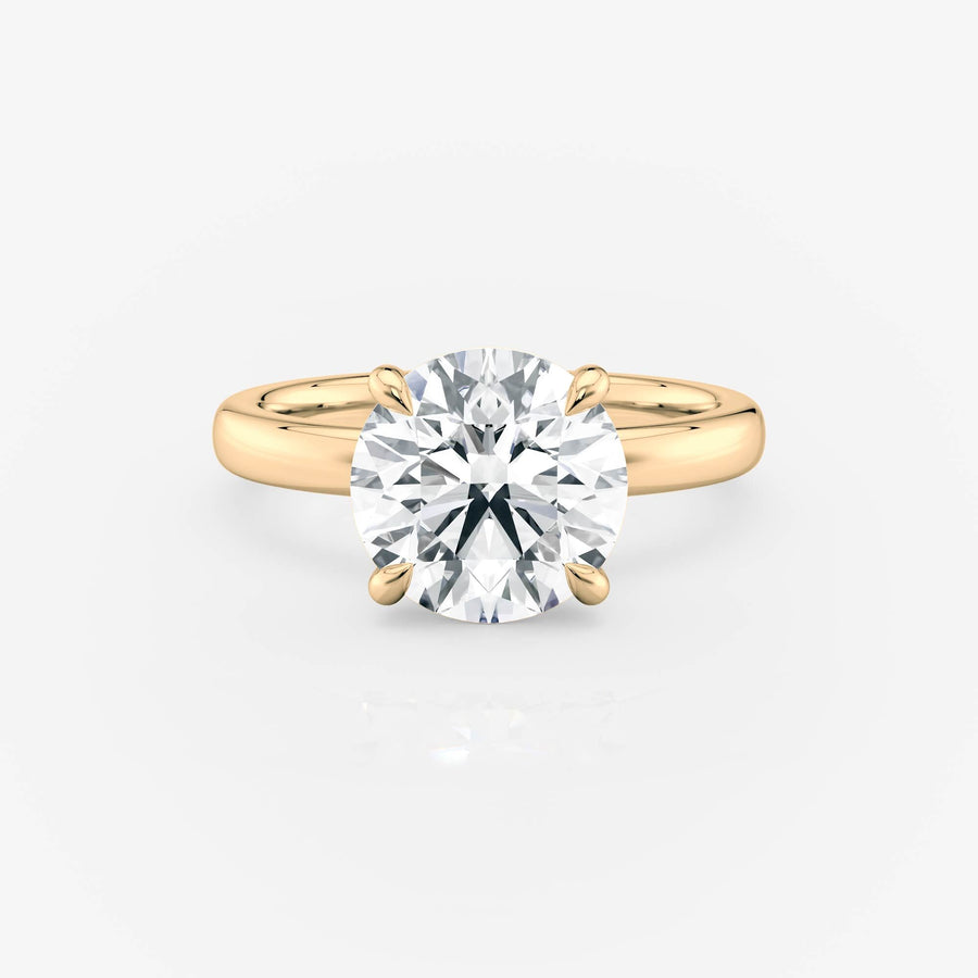 Nina Round Plain 2.30mm Band Solitaire Lab Diamond Engagement Ring South Africa