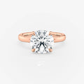 Rose gold 2.30mm Band Solitaire Lab Diamond Engagement Ring South Africa