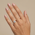 Round Twist Band Solitaire Lab Diamond Engagement Rings South Africa Moissanite By Design