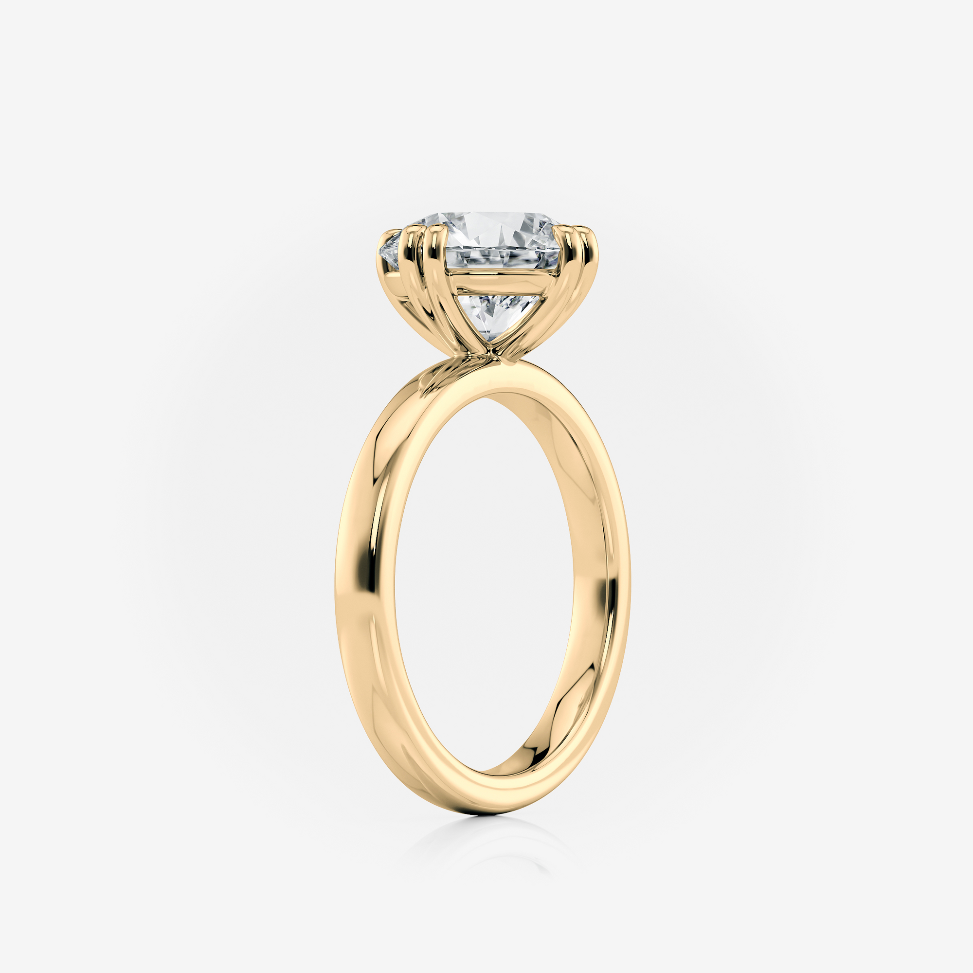 east west double claw round Lab Diamond Engagement Rings South Africa
