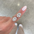 4ct Oval Hidden Halo Moissanite Engagement Rings South Africa Moissanite By Design 1