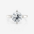 Sofia East West Round Solitaire Lab Diamond Engagement Ring