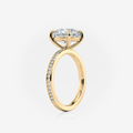 Round Channel Pave Lab Diamond Engagement Rings South Africa