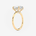 Oval Double Hidden Halo Lab Diamond Engagement Ring South Africa