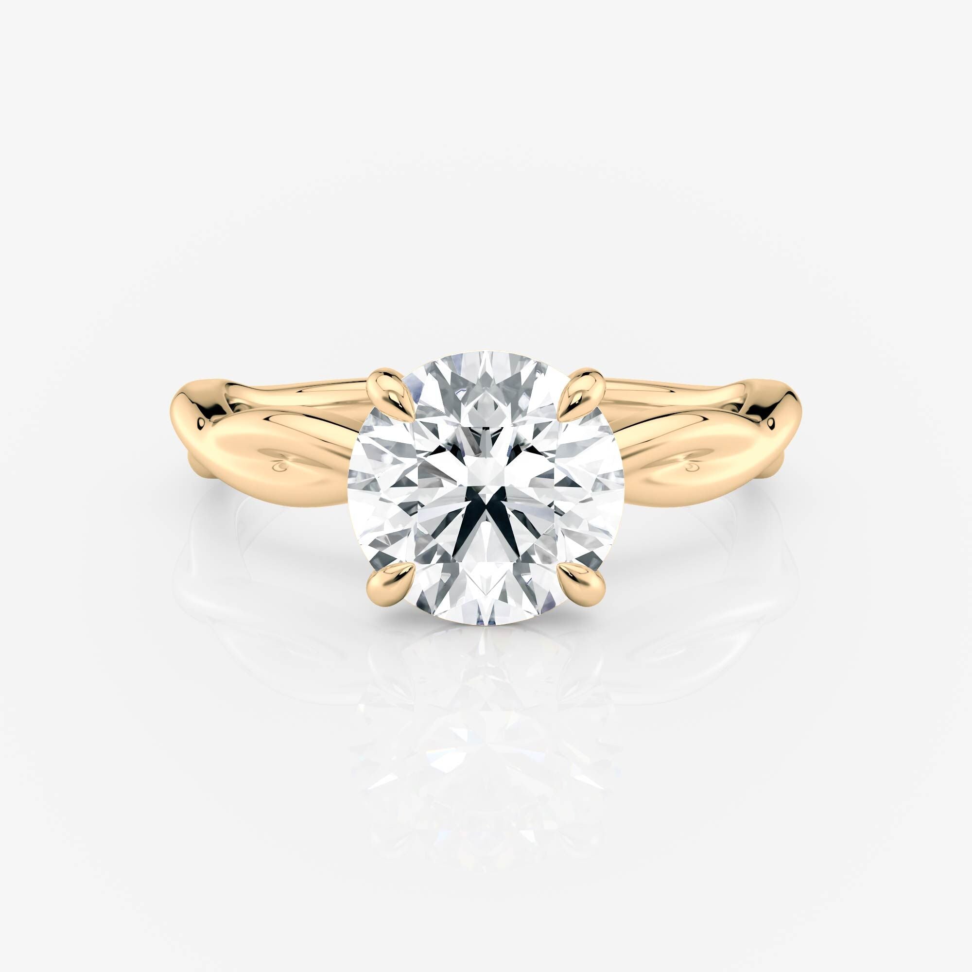 Torcia Round Twist Band Lab Diamond Engagement Ring South Africa