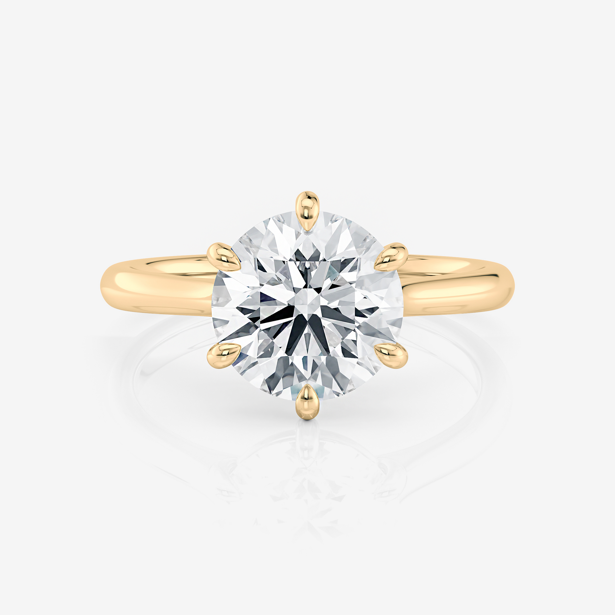 Camilla Round 6 Claw Solitaire Lab Diamond Engagement Ring South Africa
