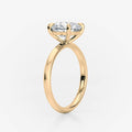  Round Knife Edge Solitaire Lab Diamond Engagement Ring South Africa
