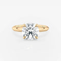 Fiora Round Knife Edge Solitaire Lab Diamond Engagement Ring South Africa