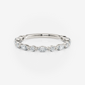 Round and Marquise Half Eternity Band | Moissanite | South Africa