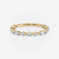 Round and Marquise Half Eternity Band | Moissanite | South Africa