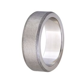 Titanium Brushed Finish Wedding Band (8mm)