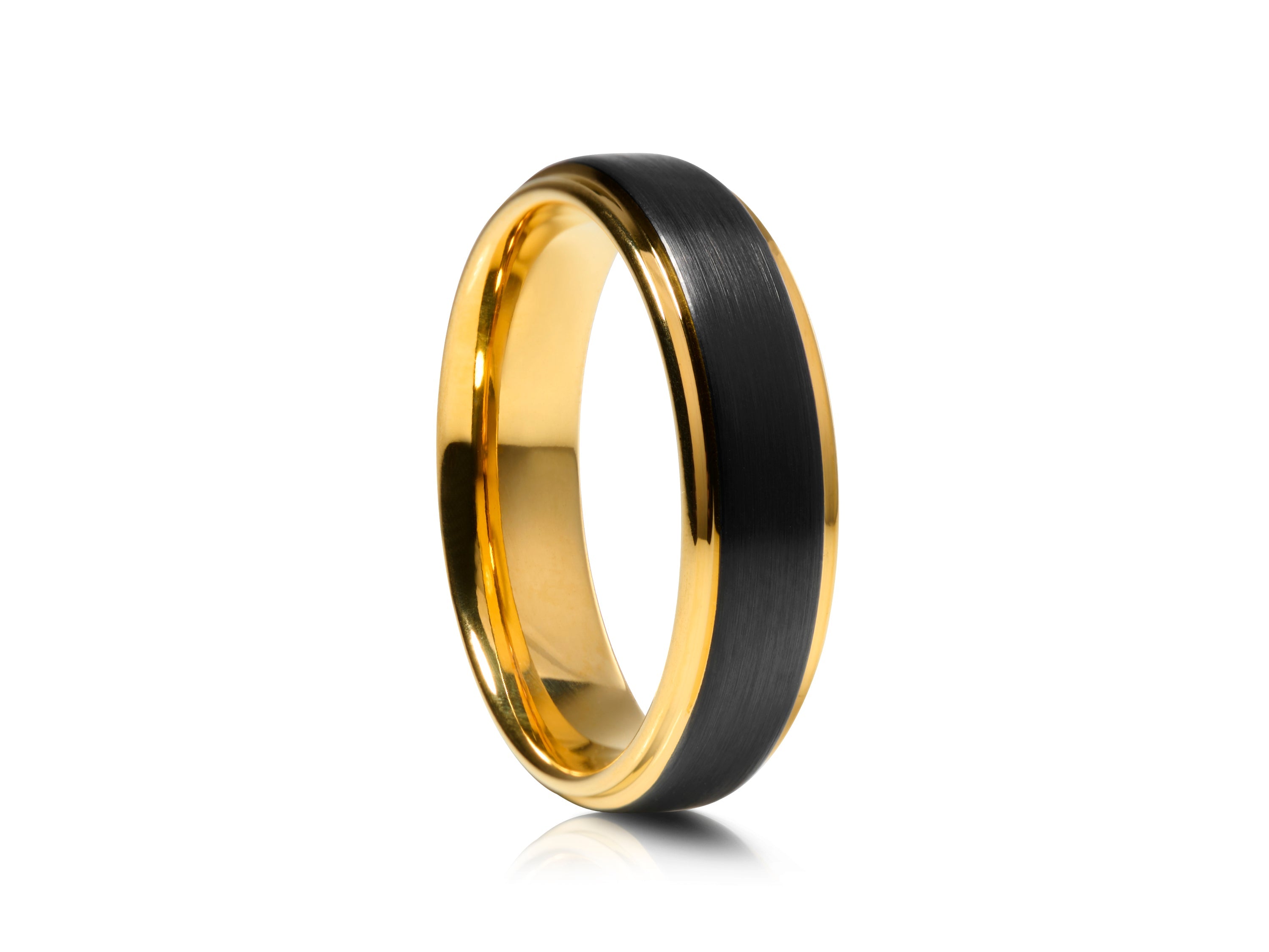 6mm Polished Tungsten Wedding Ring - UK Ring Size M