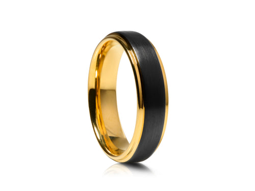 6mm Polished Tungsten Wedding Ring - UK Ring Size M