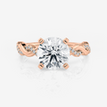 Twist Pavé Moissanite Engagement Ring 9ct rose gold South Africa