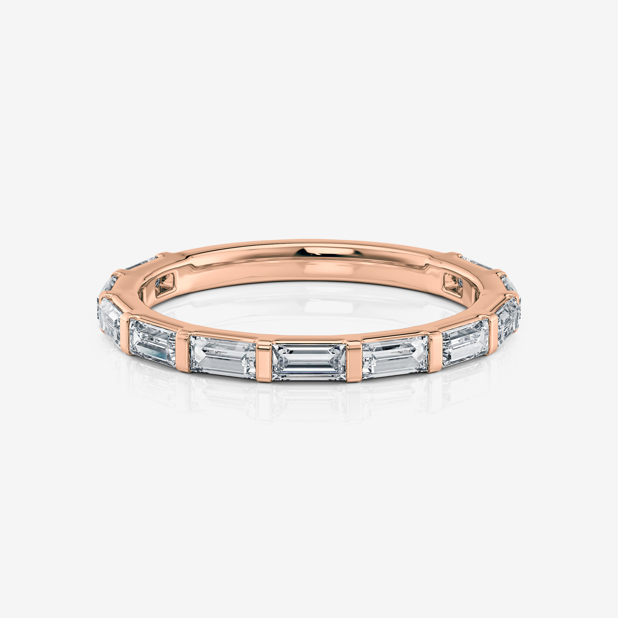 Baguette Eternity Band | Lab Diamond Wedding Rings