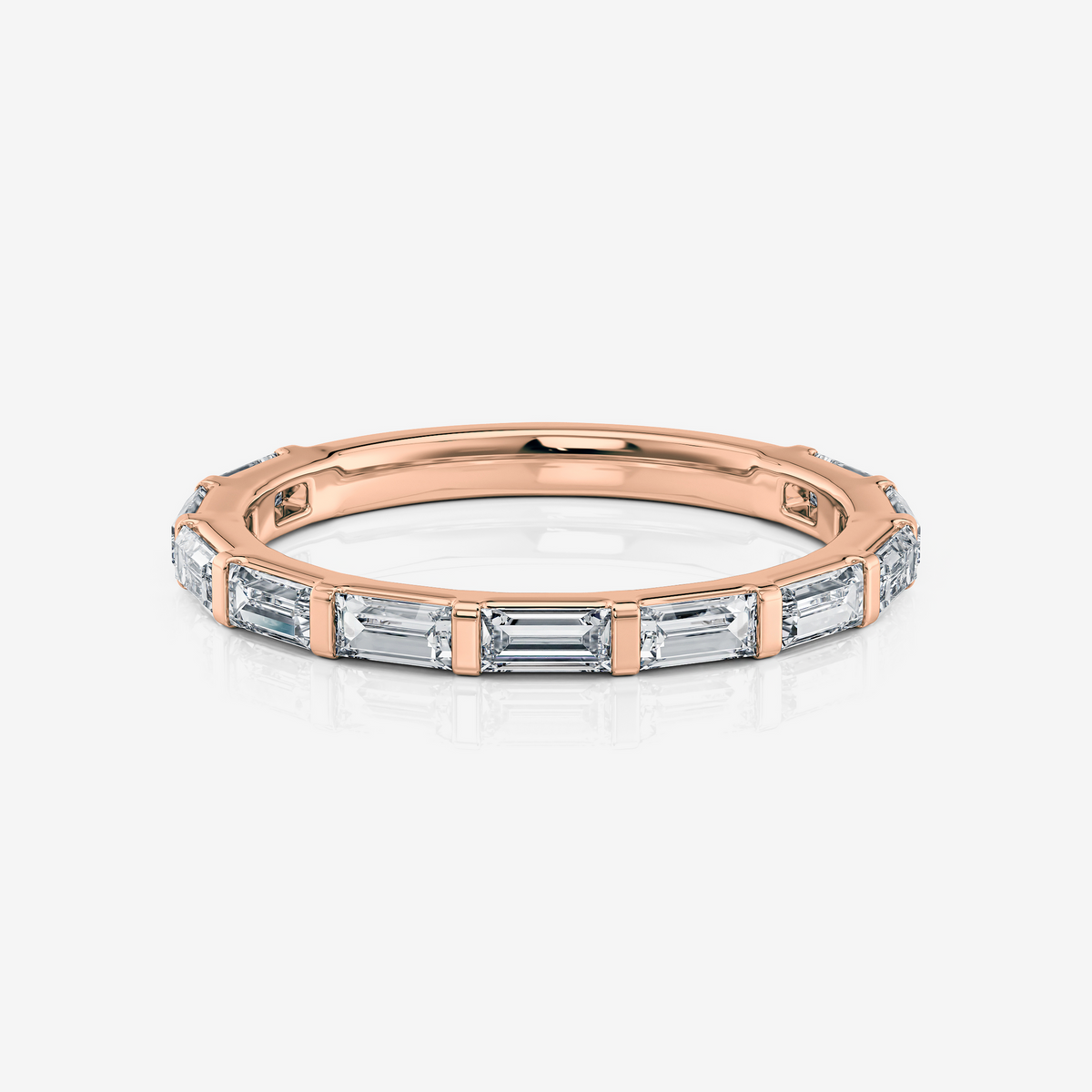Baguette Eternity Band Moissanite rose gold South Africa
