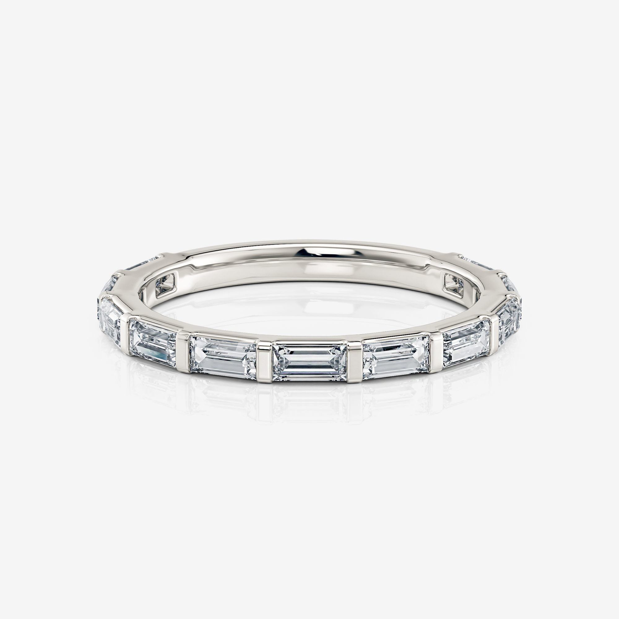 Baguette Eternity Band | Lab Diamond Wedding Rings